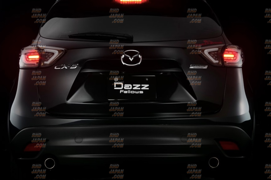 CX5 KE テールランプ　DAZZ Fellows Dazz Fellows Premium LED Fiber Tail Lamp Set Clear Chrome - KE2AW